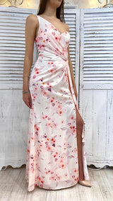 Abito Satinato Stampa