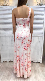 Abito Satinato Stampa