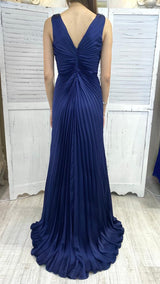 Abito Sirena Plisset con Gioiello by ViaMontenapoleone