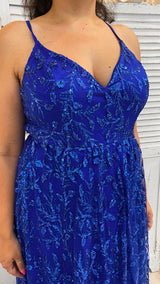 Abito Curvy Glitter e Paillettes