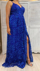 Abito Curvy Glitter e Paillettes