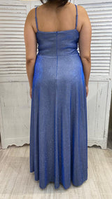 Abito Curvy Glitter Olografico