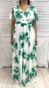 Abito Curvy Stampa a Fiore