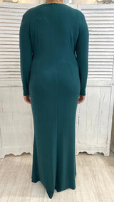 Abito Lungo Drappeggio Curvy Frank Lyman