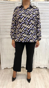 Camicia Fantasia Geometrica by Luisa Viola