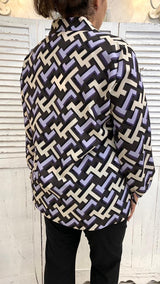 Camicia Fantasia Geometrica by Luisa Viola