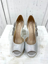 Scarpa Brillantinata e dettaglio Strass