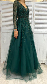 Abito Tulle Ricamato by Via Montenapoleone