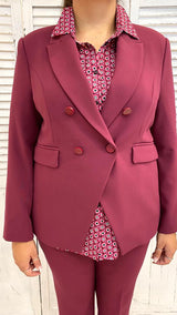 Tailleur Bordeaux