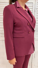 Tailleur Bordeaux