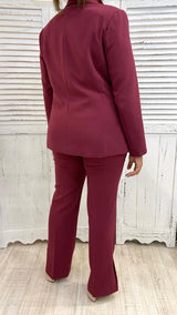 Tailleur Bordeaux