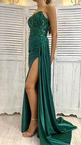 Abito Raso Paillettes