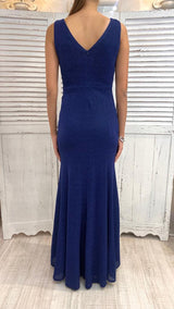 Abito Glitterato Drappeggiato