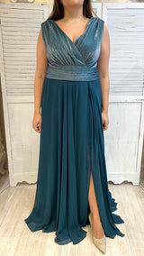 Abito Curvy Lamè e Voile by Musani