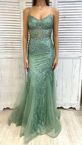 Abito Paillettes Glitter