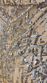 Abito a Sirena Pailettes e Perline