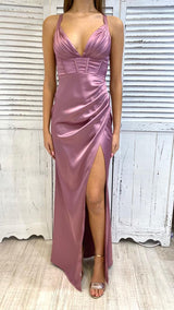 Abito Sirena Raso by Via Montenapoleone