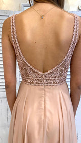 Abito Voile Pizzo e Ricamo