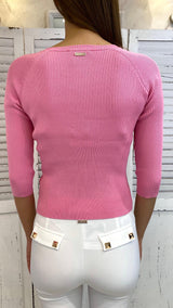 Maglia Cutout e Rosa by NOSecrets