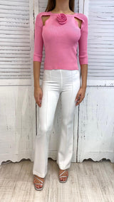 Maglia Cutout e Rosa by NOSecrets