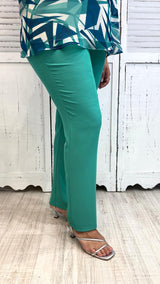 Pantaloni Menta  Curvy