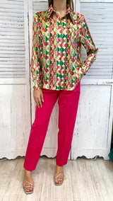 Camicia Fantasia Cerchi by Diana Gallesi