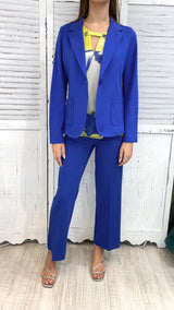 Pantalone Blu Royal Elasticizzato by Diana Gallesi