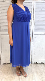 Abito Curvy Corpetto Plissè