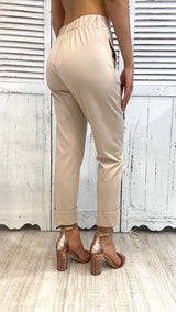 Pantalone Elasticizzato Sabbia by Philly Firenze