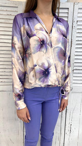 Camicetta Fiore Acquerello