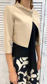 Giacchino Cropped con Collo in Piedi by Corte dei Gonzaga