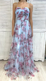 Abito in Tullino Fiorato by Solo Gioie