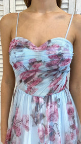 Abito in Tullino Fiorato by Solo Gioie