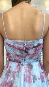 Abito in Tullino Fiorato by Solo Gioie