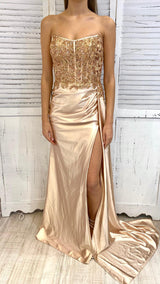 Abito Raso Paillettes