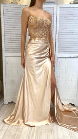 Abito Raso Paillettes