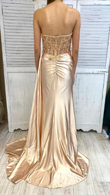 Abito Raso Paillettes