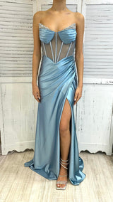 Abito Bustier Cristalli