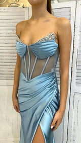 Abito Bustier Cristalli