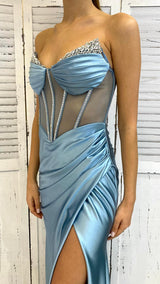 Abito Bustier Cristalli