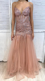 Abito Paillettes Tulle