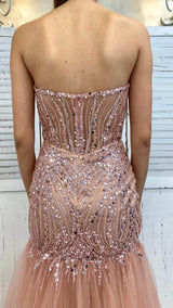 Abito Paillettes Tulle