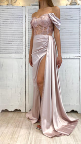 Abito Sirena con Ramage Ricamato by ViaMonteNapoleone