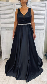 Abito Curvy Princess in Raso