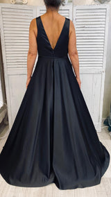 Abito Curvy Princess in Raso