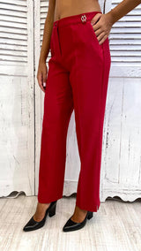 Pantalone Effetto Gabardine