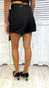 Gonna Shorts con Fiocco Diamanti