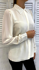 Camicia Voile e Strass