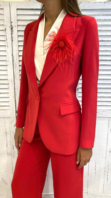 Giacca Monopetto Spilla