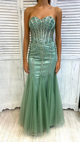 Abito Sirena Paillettes e Tulle